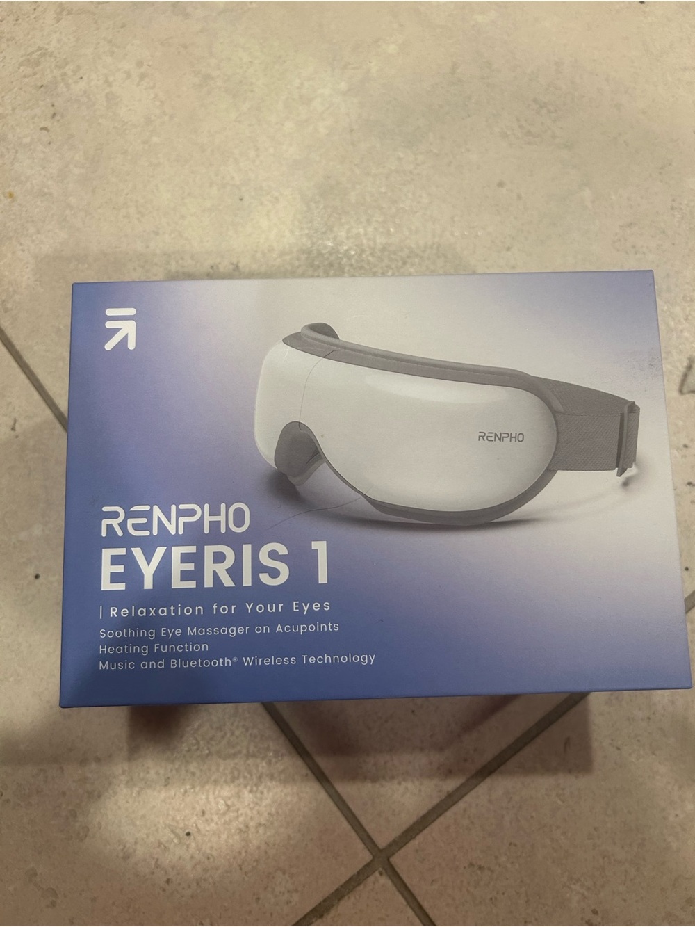Eyeris 1 Eye Massager in White and Gray